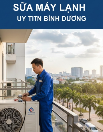Sửa máy lạnh uy tín Bình Dương