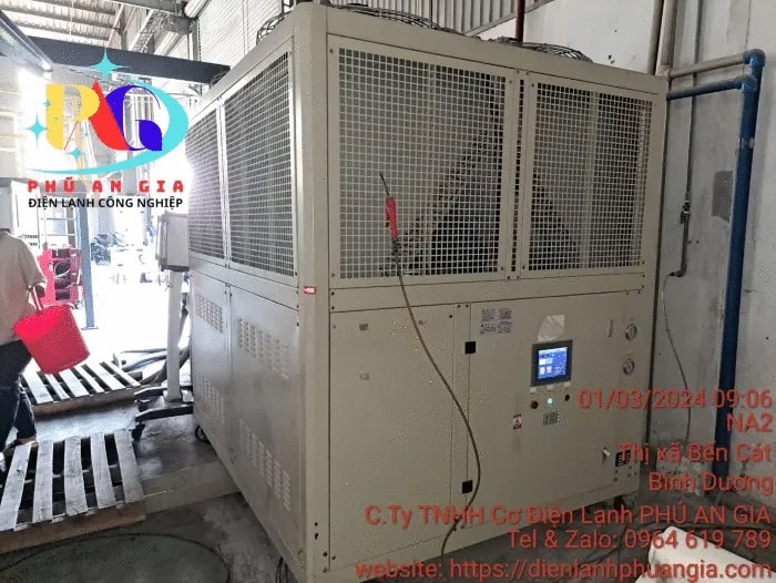 Sửa máy chiller Bến Cát