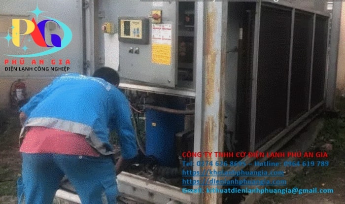 Sửa máy chiller tại Bình Phước