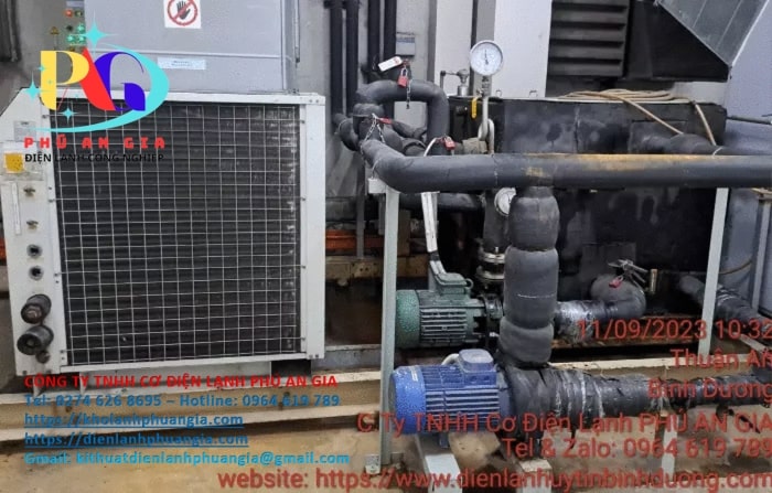 Sửa máy chiller tại Bình Phước