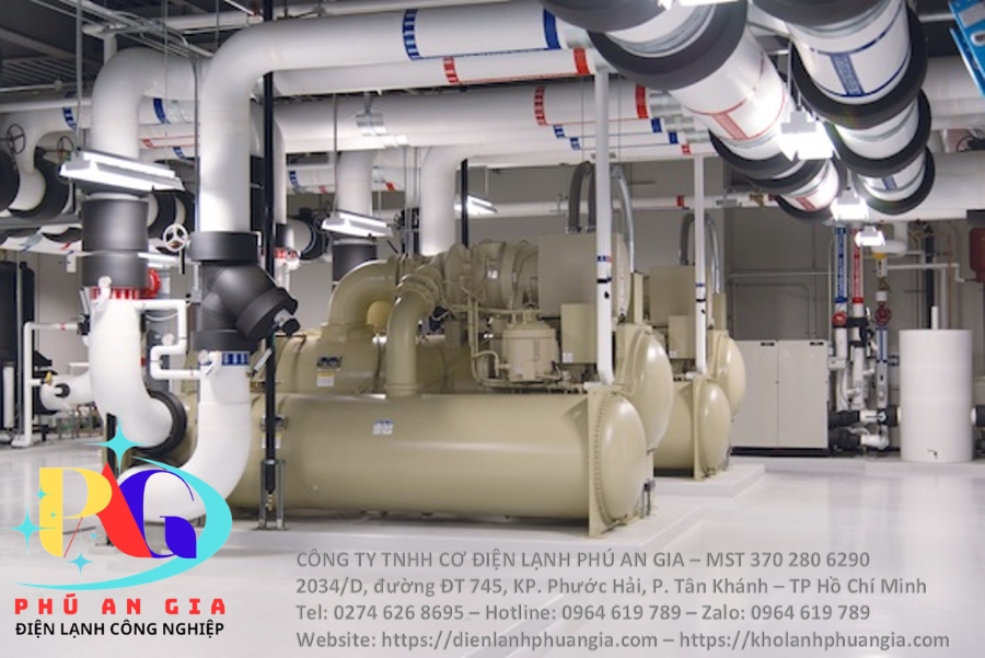 Sửa máy chiller tại Vsip - Hệ thống chiller li tâm Daikin