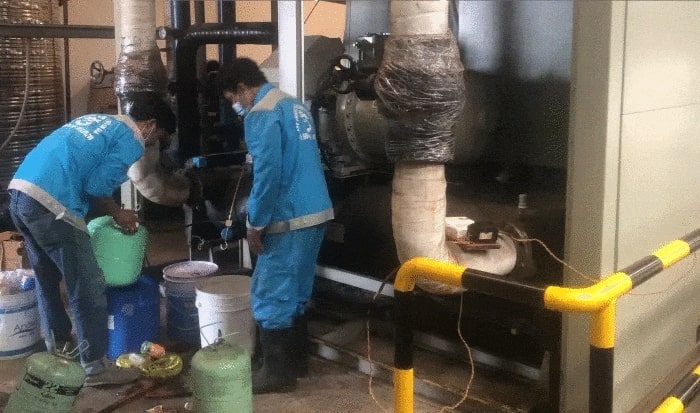 Sửa máy lạnh công nghiệp Bàu Bàng